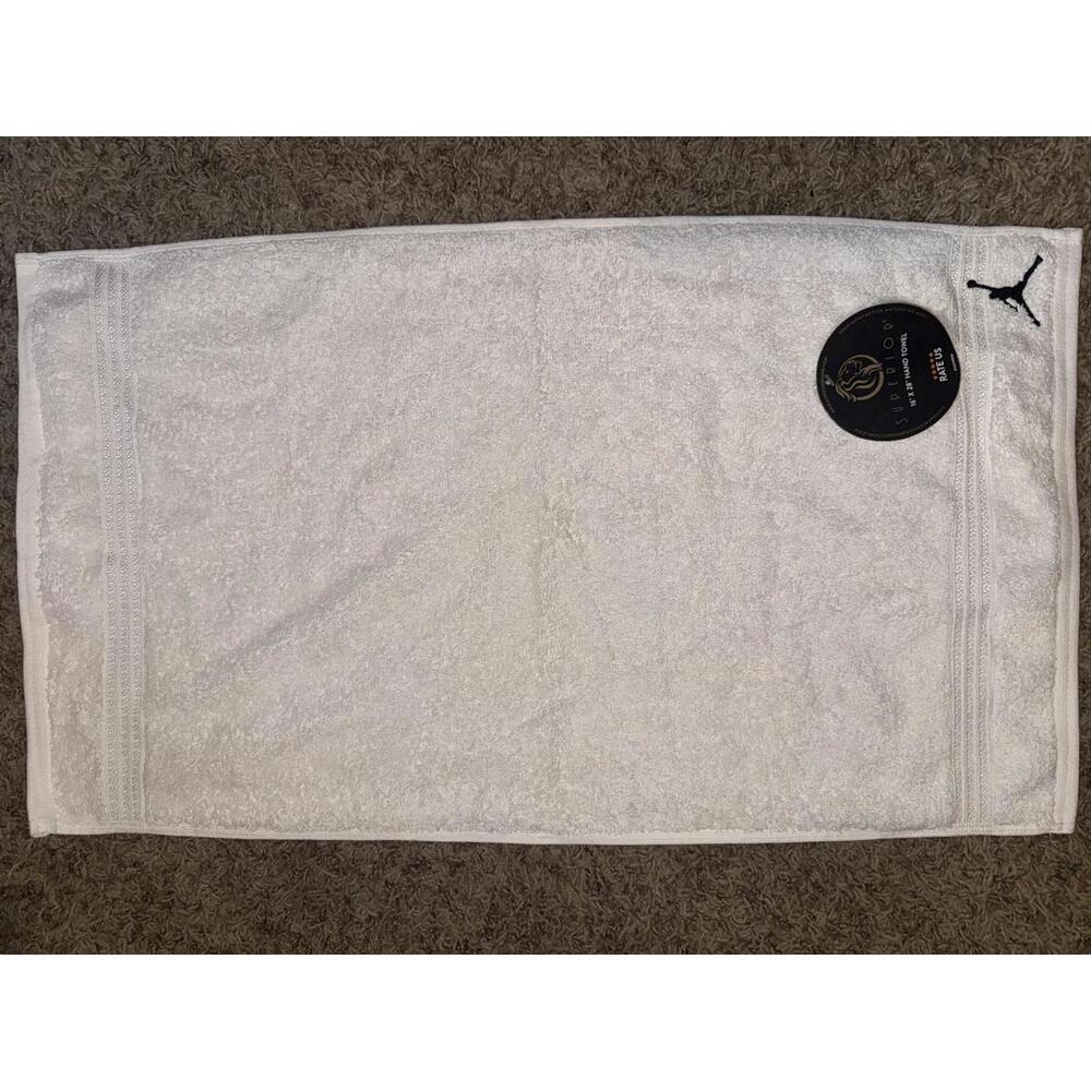 Unreleased Superior Brand Heritage Collection Jordan Branded Ivory Hand Towel